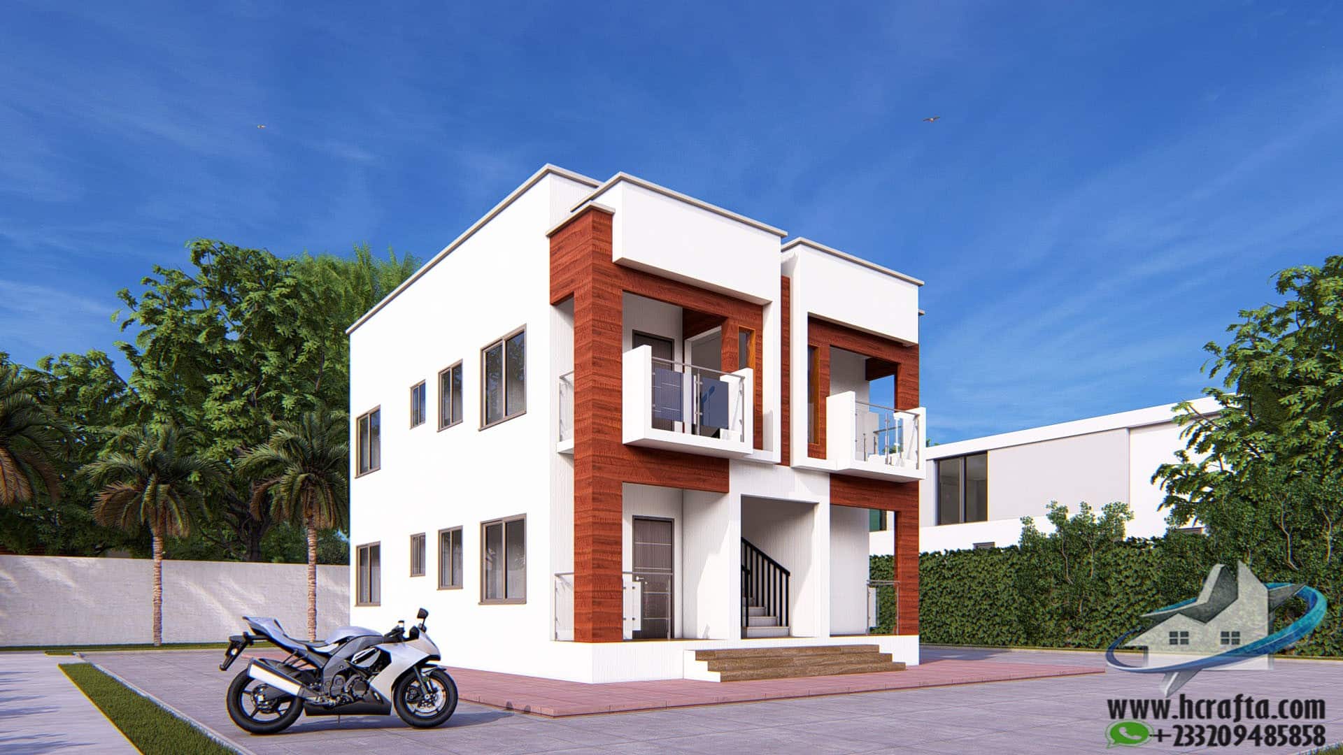 modern 1 bedroom semi detached apartment design exterior