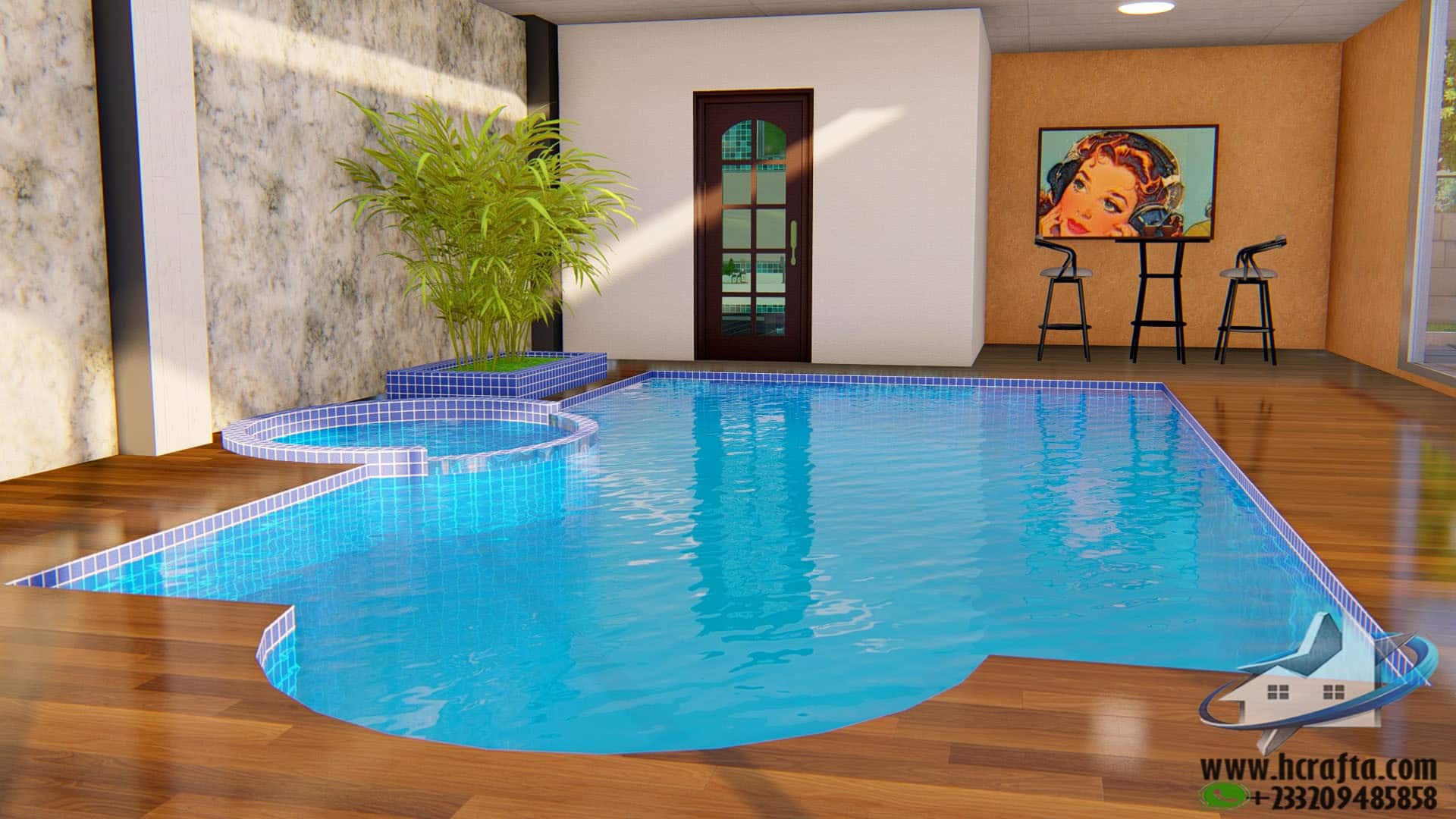 small residential landscape design indoor swimming pool layout