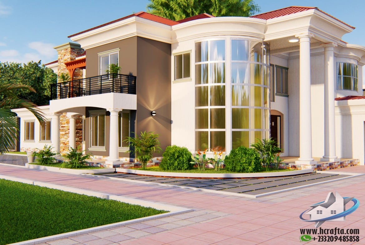 minimalist residential landscape design modern style