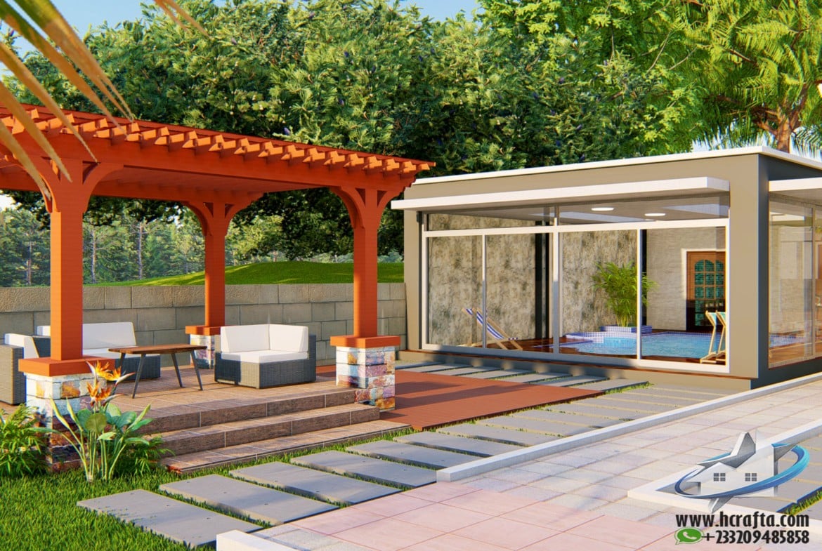 luxury residential landscape design exterior garden