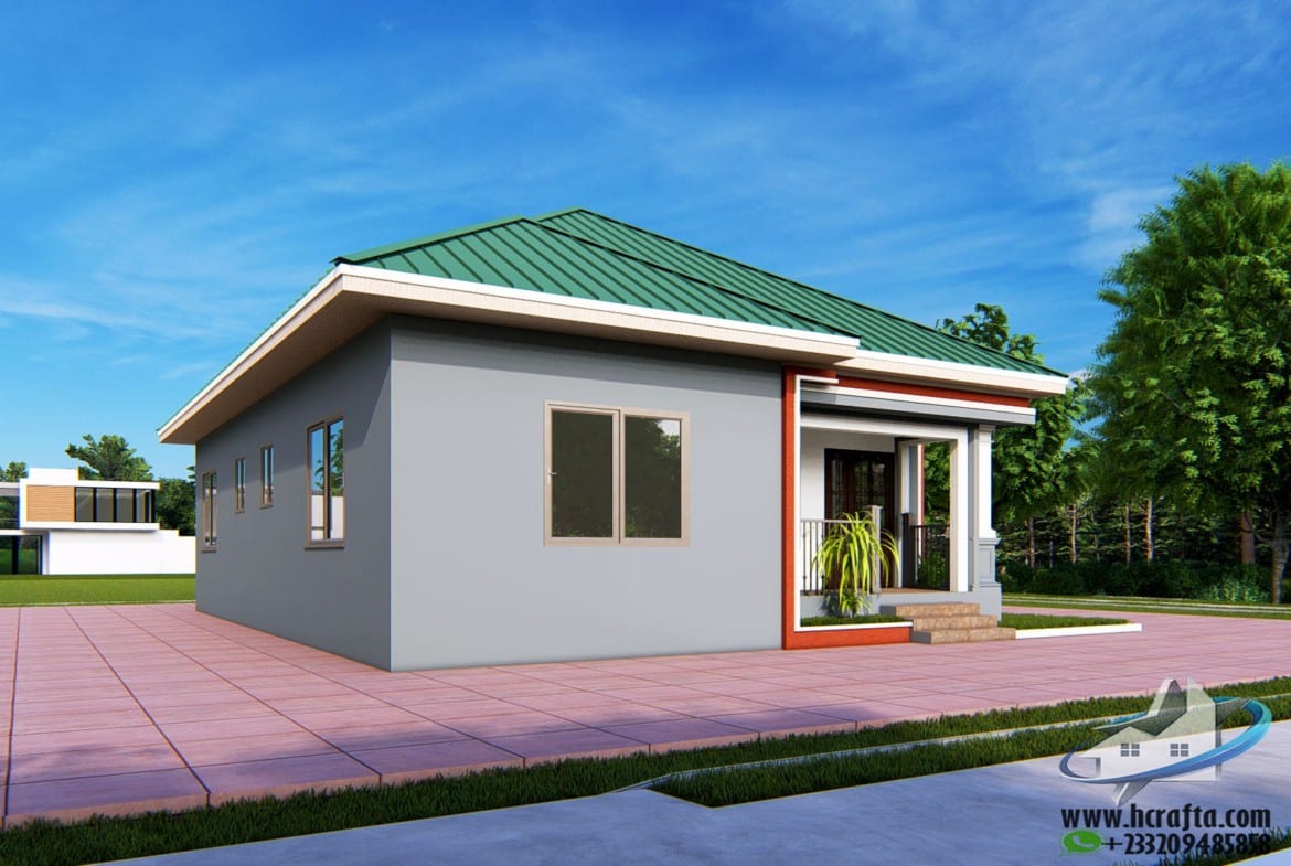 3 bedroom self contain bungalow house plan