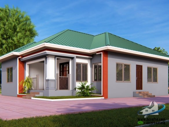 3 bedroom self contain house layout