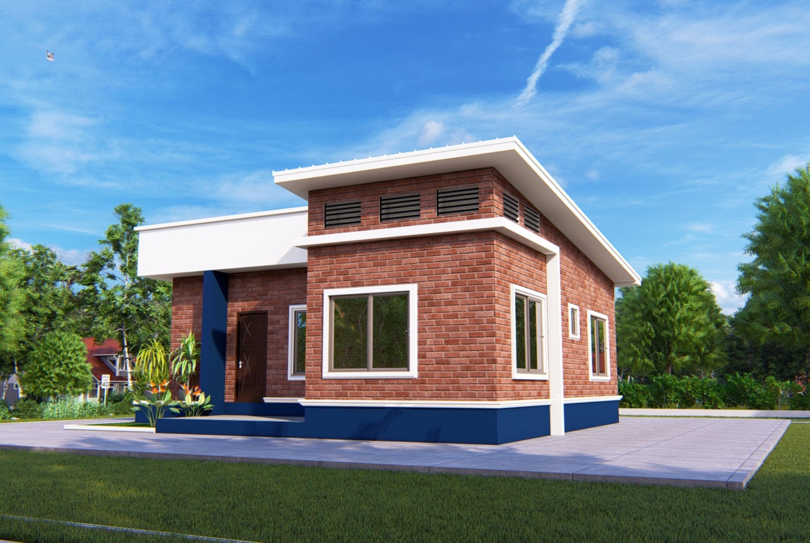 affordable modern 2 bedroom bungalow Ghana