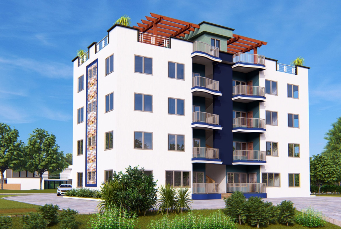 rental apartment design with multiple bedroom units