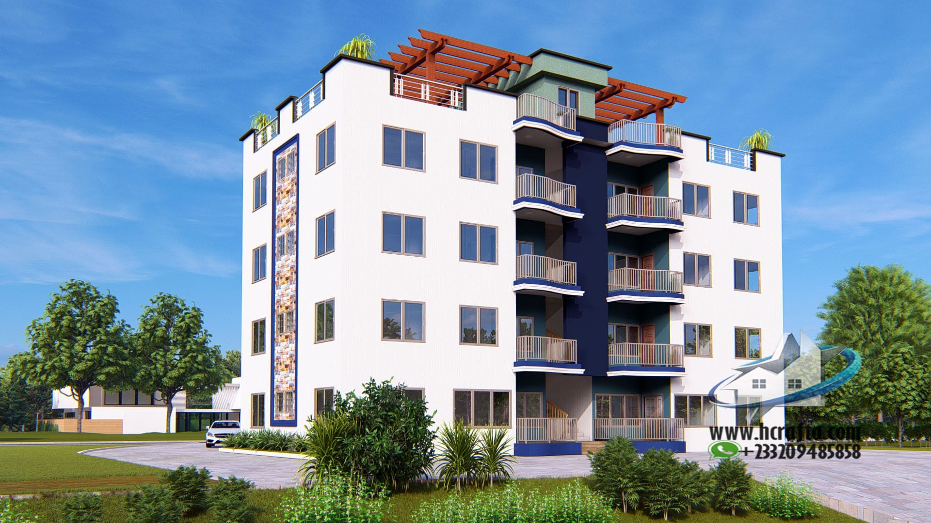rental apartment design with multiple bedroom units