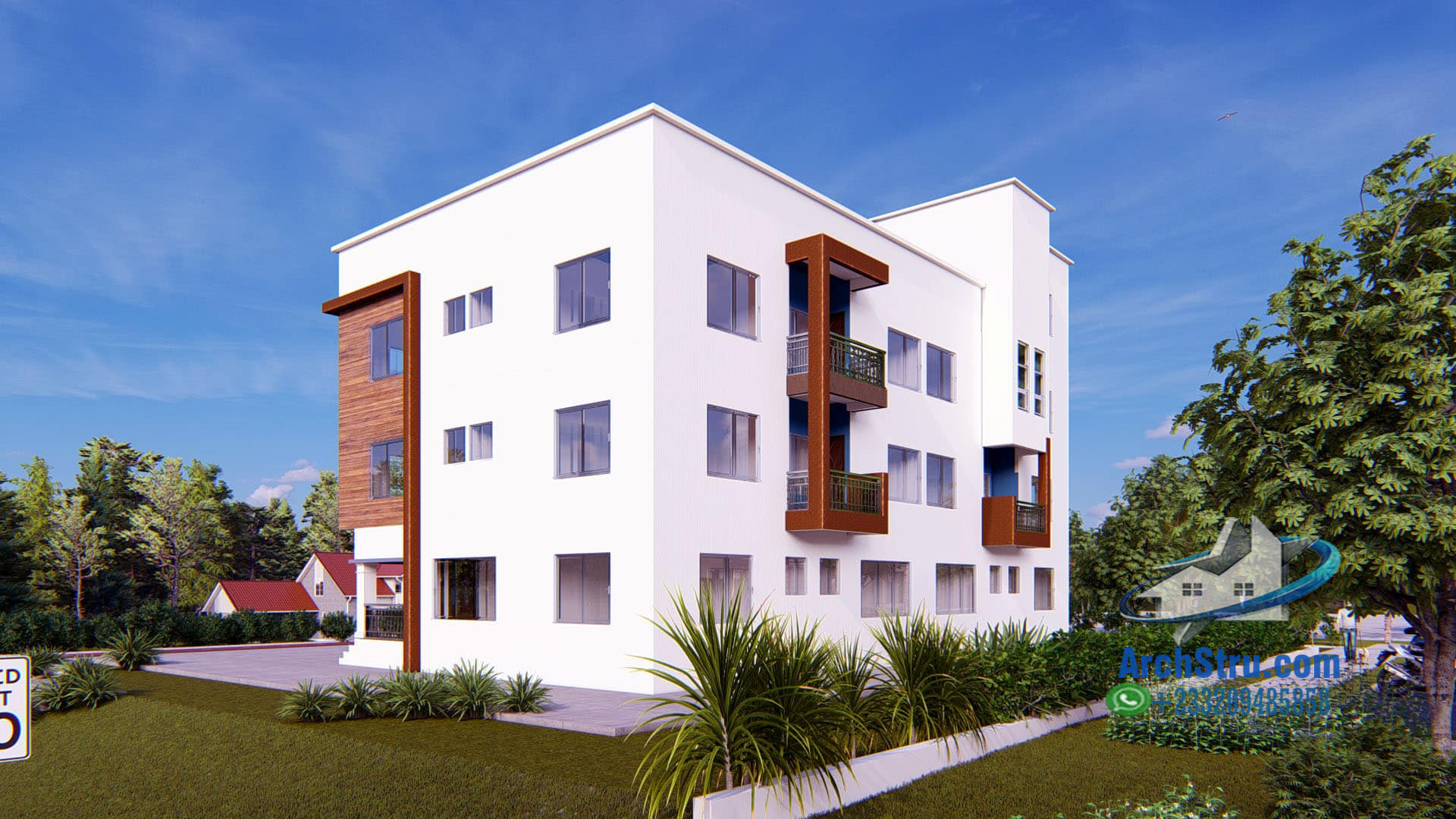 Modern apartment design in Gha with sleek architecture
